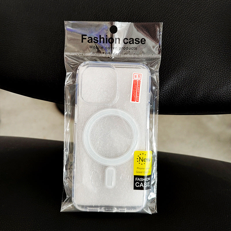 Transparent Acrylic Magnetic Phone Case Wireless Charger