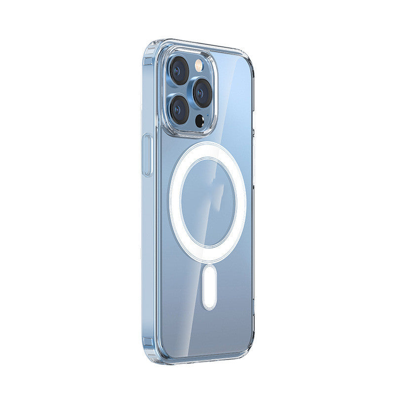 Transparent Acrylic Magnetic Phone Case Wireless Charger