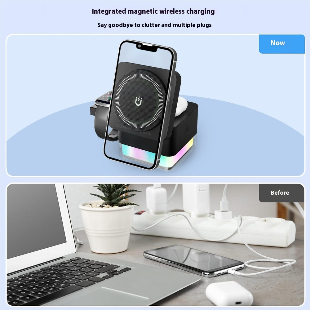 Three-in-one Multifunctional Wireless Charger 15W Mobile Phone Watch Charger