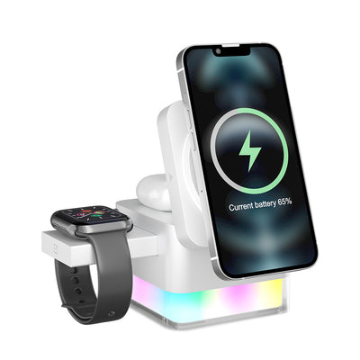 Three-in-one Multifunctional Wireless Charger 15W Mobile Phone Watch Charger